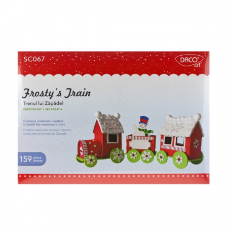 Set creativ - sc067 trenul lui zapadel daco