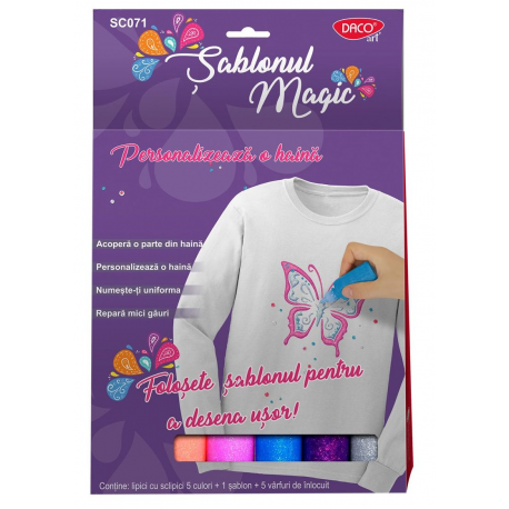 Set creativ – sc071 sablonul magic daco Birotică