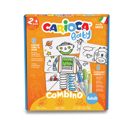 Set puzzle+ 8 carioci robots carioca