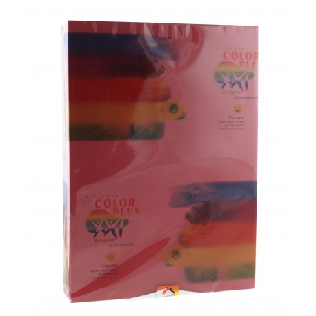 Hartie colorata a4 80g/mp 500coli/top-clariana rosu craciun