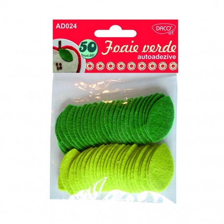 Accesorii craft - ad024 foaie verde aa pasla