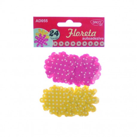 Accesorii craft - ad055 floreta autoadeziva textil