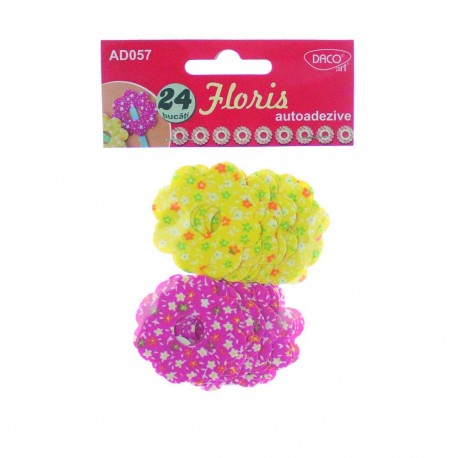 Accesorii craft - ad057 floris autoadeziv textil