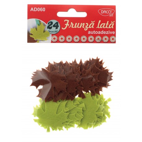 Accesorii craft - ad060 frunza lata autoadeziva pasla