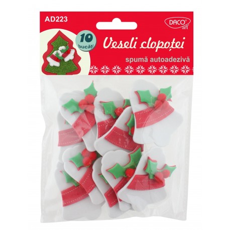 Accesorii craft - ad223 veseli clopotei spuma 3d aa