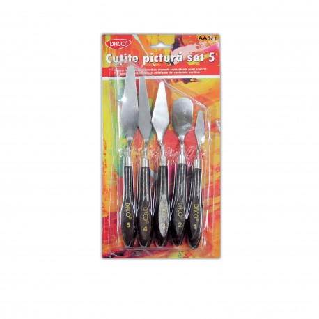 Poza Accesorii modelaj-cutite pictura set 5 daco aa001