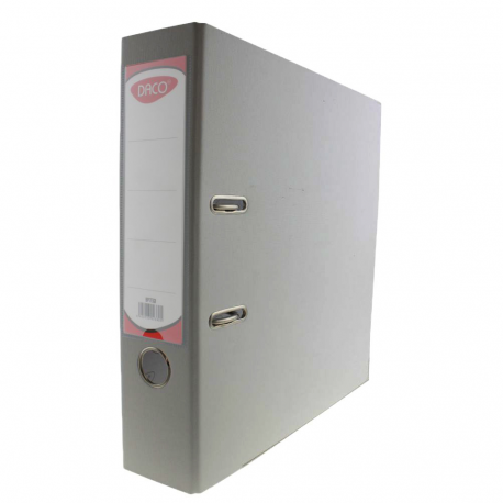Biblioraft plastifiat 75 mm daco gri