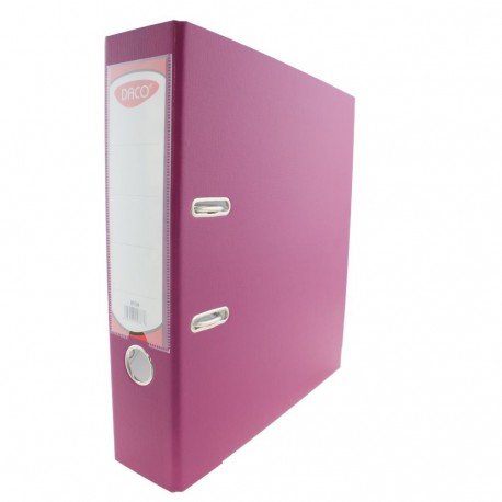 Biblioraft plastifiat 75 mm daco mov
