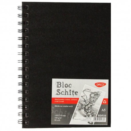 Bloc a5 schite 100g 80 file daco bd510