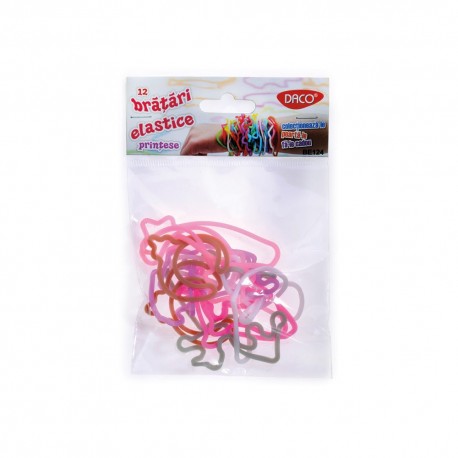 Bratari elastice 12buc/set be124 printese