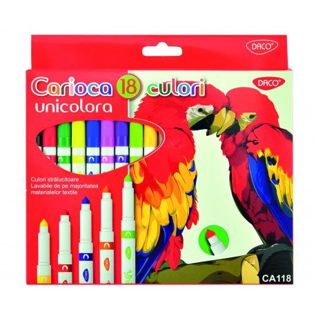 Carioca 18c varf conic unicolora daco ca118