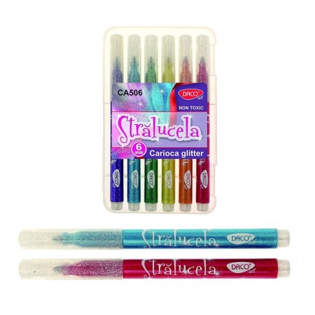 Carioca 6c glitter stralucela daco ca506