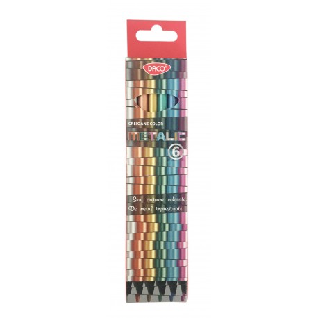 Creion color 6 metalic daco cc606
