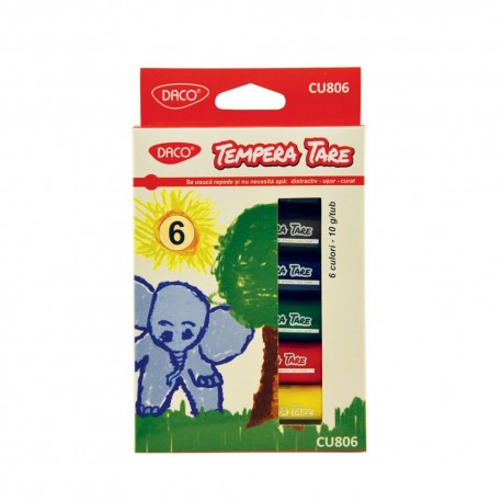 Culori tempera tare 6c daco cu806 Daco imagine 2022 depozituldepapetarie.ro