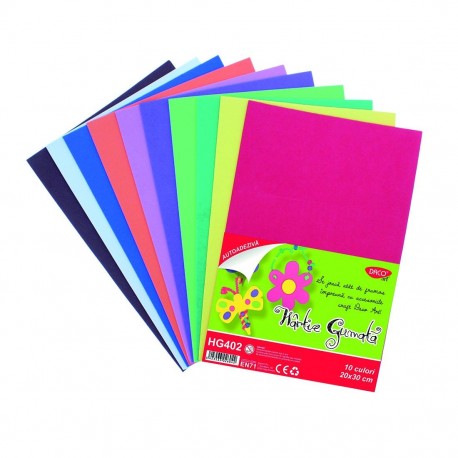 Hartie gumata aa 20x30cm 10coli 10cul daco hg402 