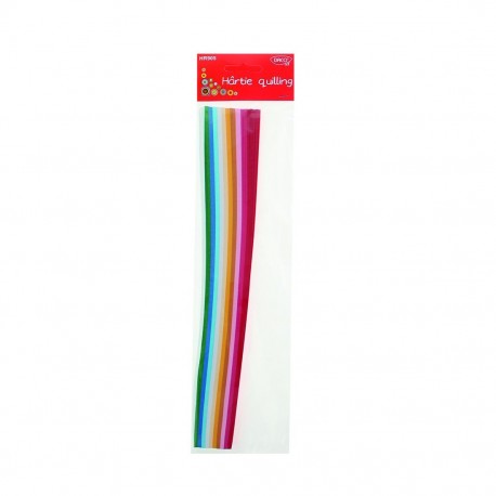 Hartie quilling 30x1cm 300/set daco hr905