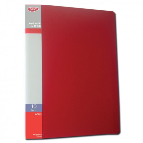 Mapa plastic 20 folii daco mp420r