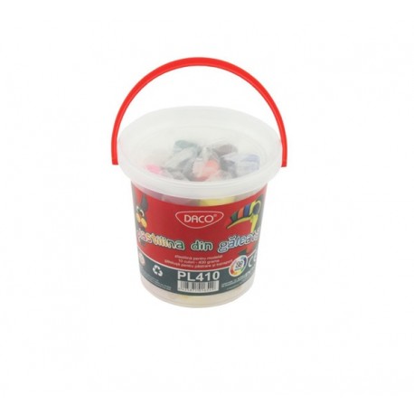 Plastilina 10c 400g daco plastilina din galeata