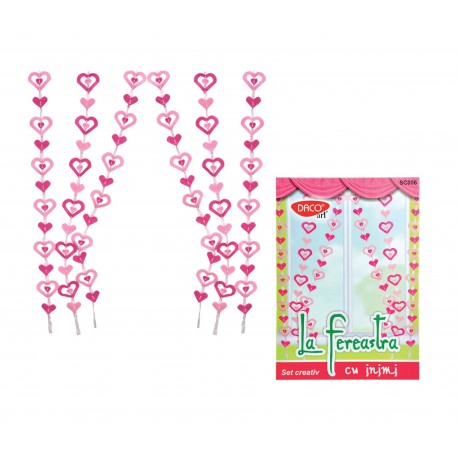 Set creativ - sc006 decor geam inimi 
