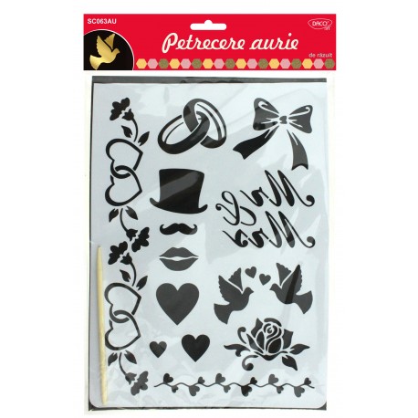 Set creativ - sc063au petrecere aurie daco