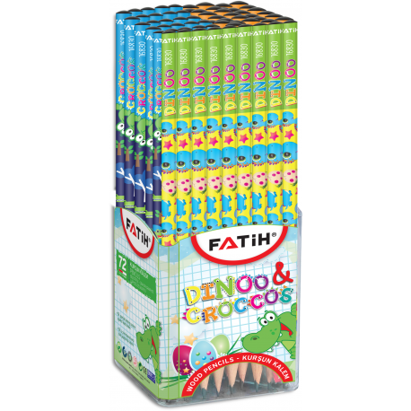 Creion negru dinoo&croccos fatih Fatih imagine 2022 depozituldepapetarie.ro