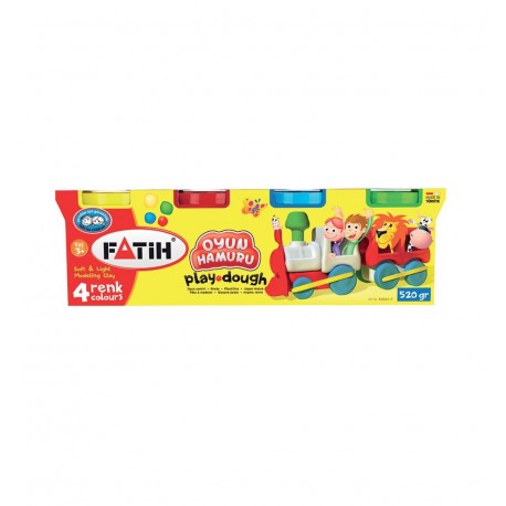 Plastilina usoara modeling dough 4×130 g fatih FATIH