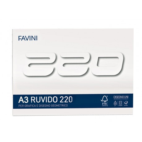 Bloc desen a3 20 file 220g/mp favini 220 Favini imagine 2022 depozituldepapetarie.ro