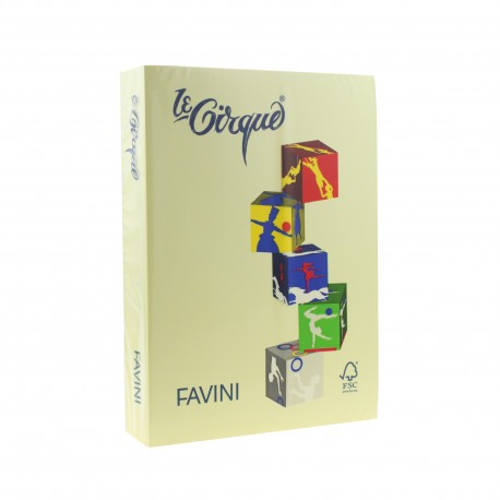 Carton color 160g/mp a4 100 galben deschis favini Favini imagine 2022 depozituldepapetarie.ro