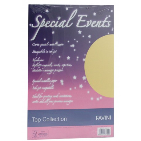 Carton metalizat 120g/mp a4 20coli au special events favini Favini imagine 2022 depozituldepapetarie.ro