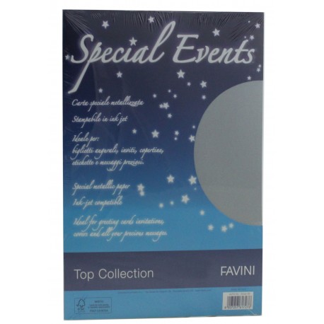 Carton metalizat 250g/mp a4 10coli ag special events favini