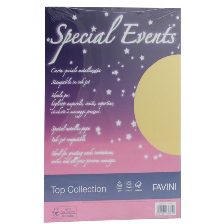 Carton metalizat 250g/mp a4 10coli au special events favini Favini imagine 2022 depozituldepapetarie.ro