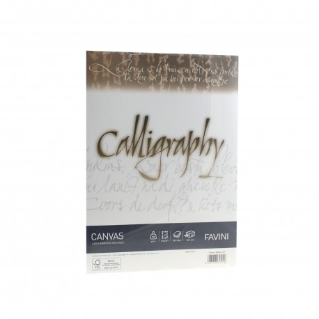 Hartie caligrafica 100g/mp a4 50coli alb favini canvas Favini imagine 2022 depozituldepapetarie.ro