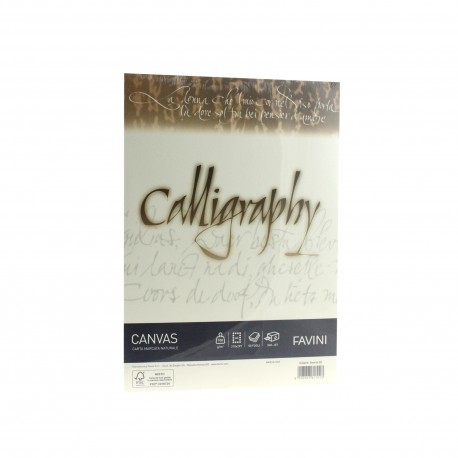 Hartie caligrafica 100g/mp a4 50coli crem favini canvas Favini imagine 2022 depozituldepapetarie.ro