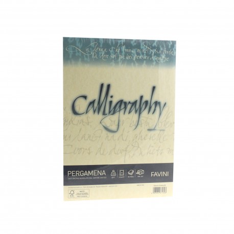 Hartie caligrafica 190g/mp a4 50coli crem favini pergamena Favini imagine 2022 depozituldepapetarie.ro