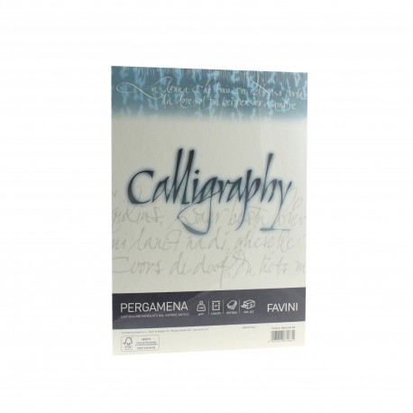 Hartie caligrafica a4 190g/mp favini 50coli natur pergamena