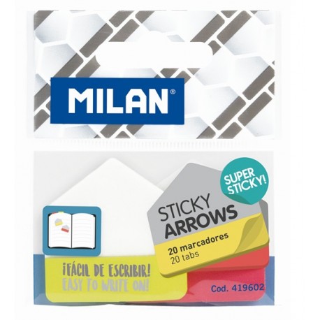 Bloc notes adeziv index 20 sageti milan