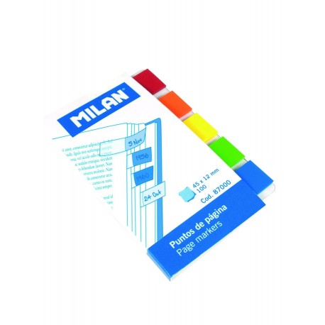Bloc notes adeziv index 5x45x12 transparent milan