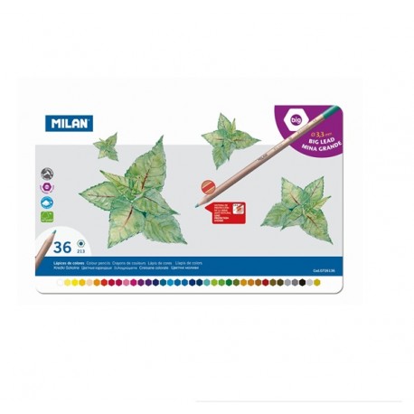 Creion color 36 cutie metalica milan Articole