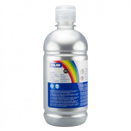Tempera 500 ml milan argintiu