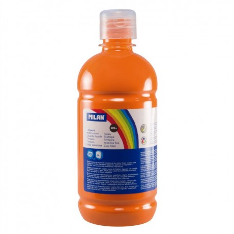 Tempera 500 ml milan portocaliu