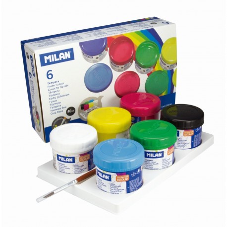 Tempera 6 culori 40ml/culoare