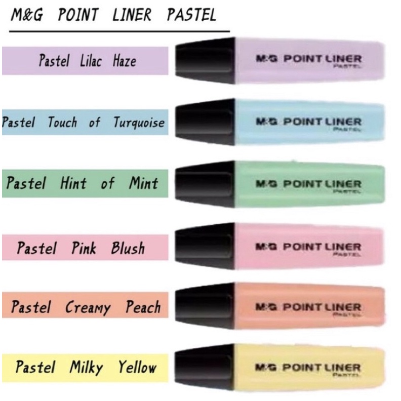 M&G Textmarker pastel  parfumat  verde deschis AHM21578/H60100H