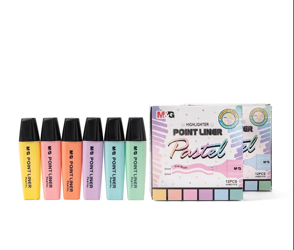 M&G Textmarker pastel  parfumat  mov AHM21578/KG0100H