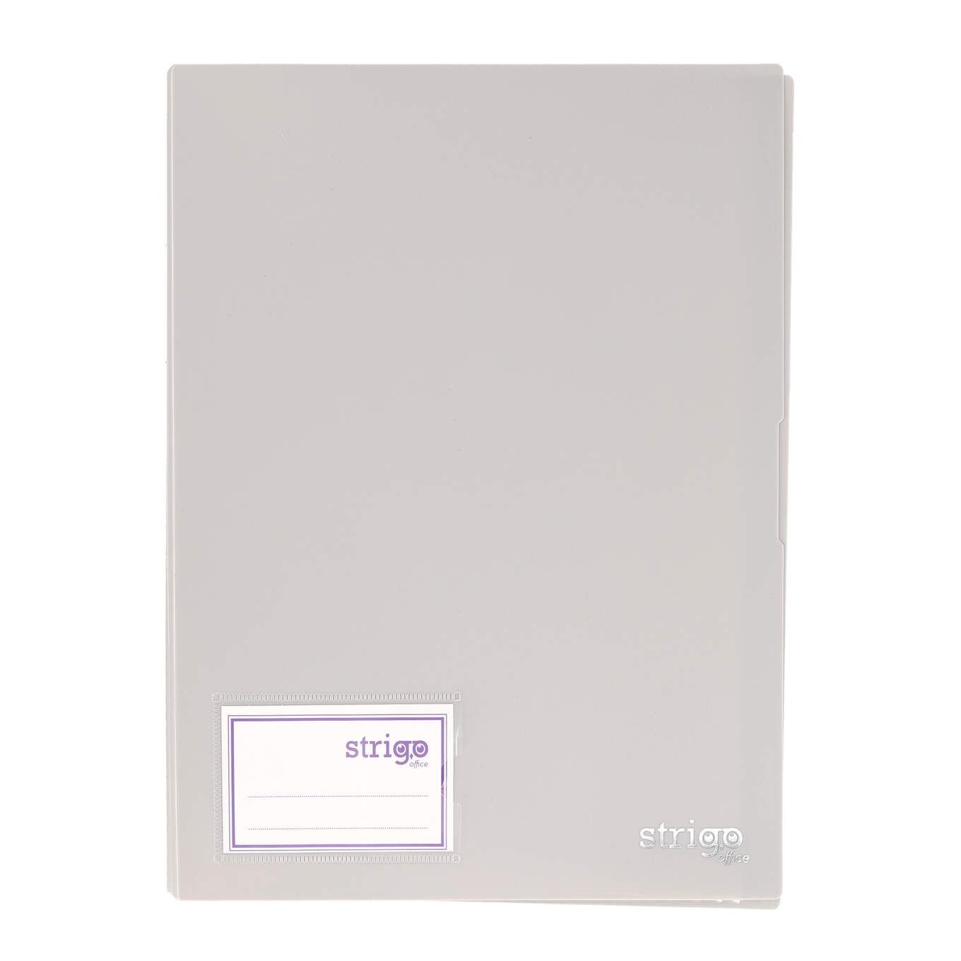 Mapa Strigo  PP  A4  30 folii protectie  gri SF084
