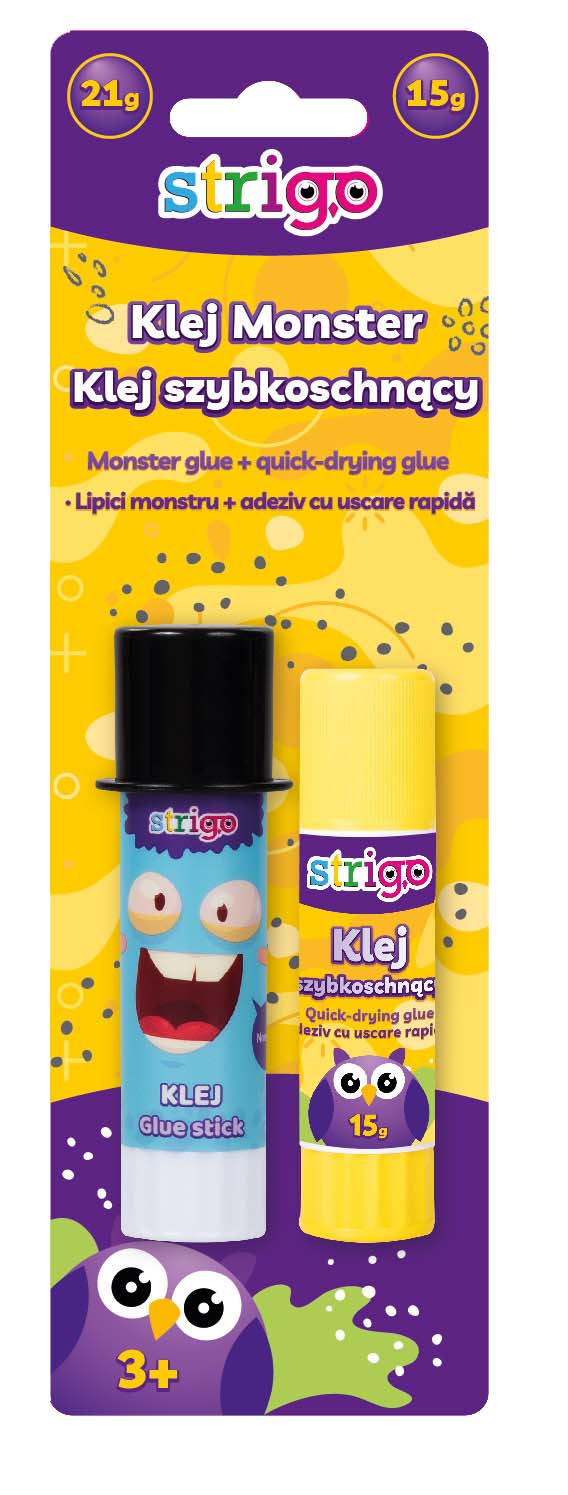Blister lipici Strigo seria Monster +lipici solid Strigo  uscare rapida 15g  SSC101+SSC038 BL