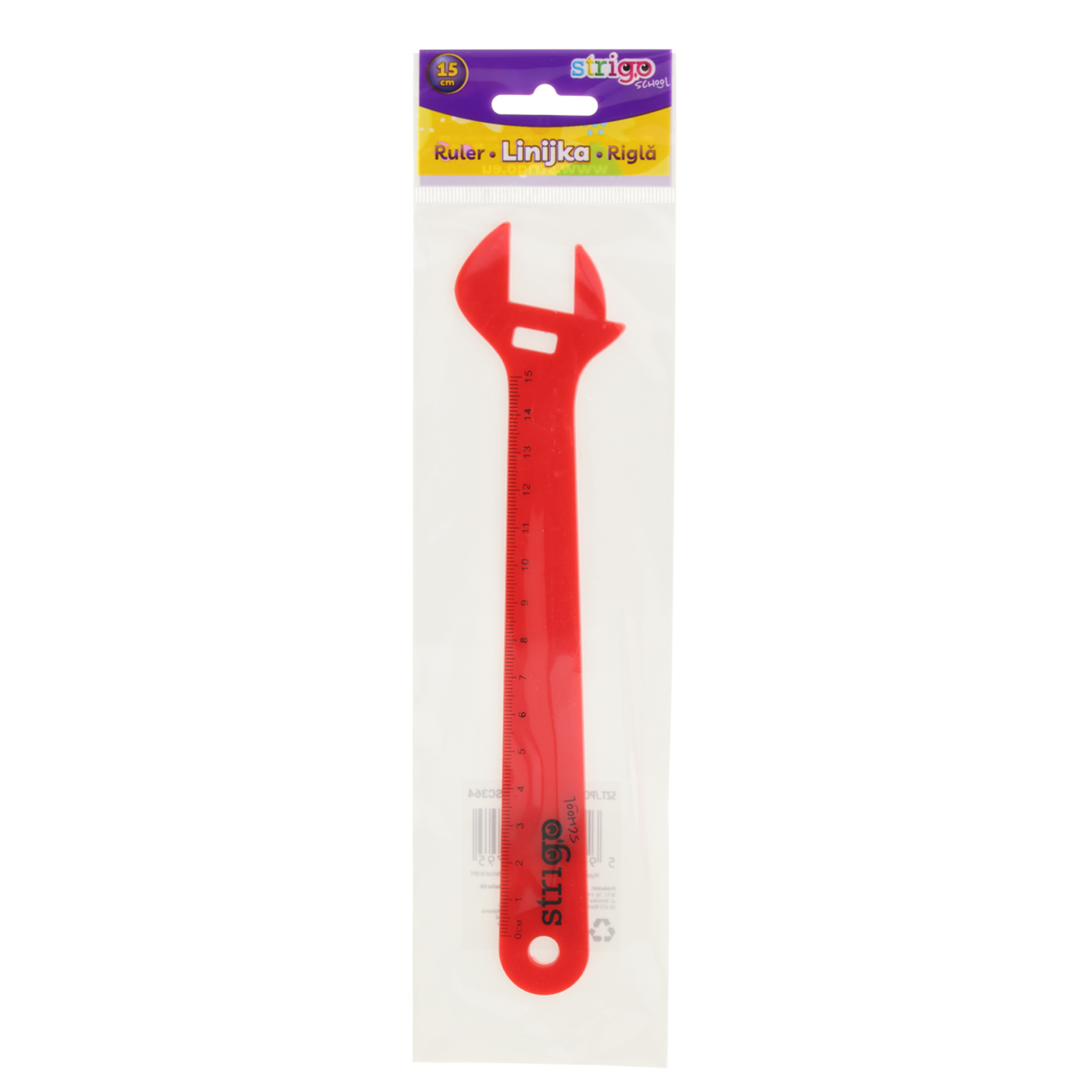 Rigla Strigo plastic Cheie Franceza 15 cm SSC364