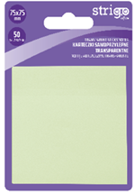 Notite Adezive Strigo 75x75mm verde pastel 50 file  SSN027