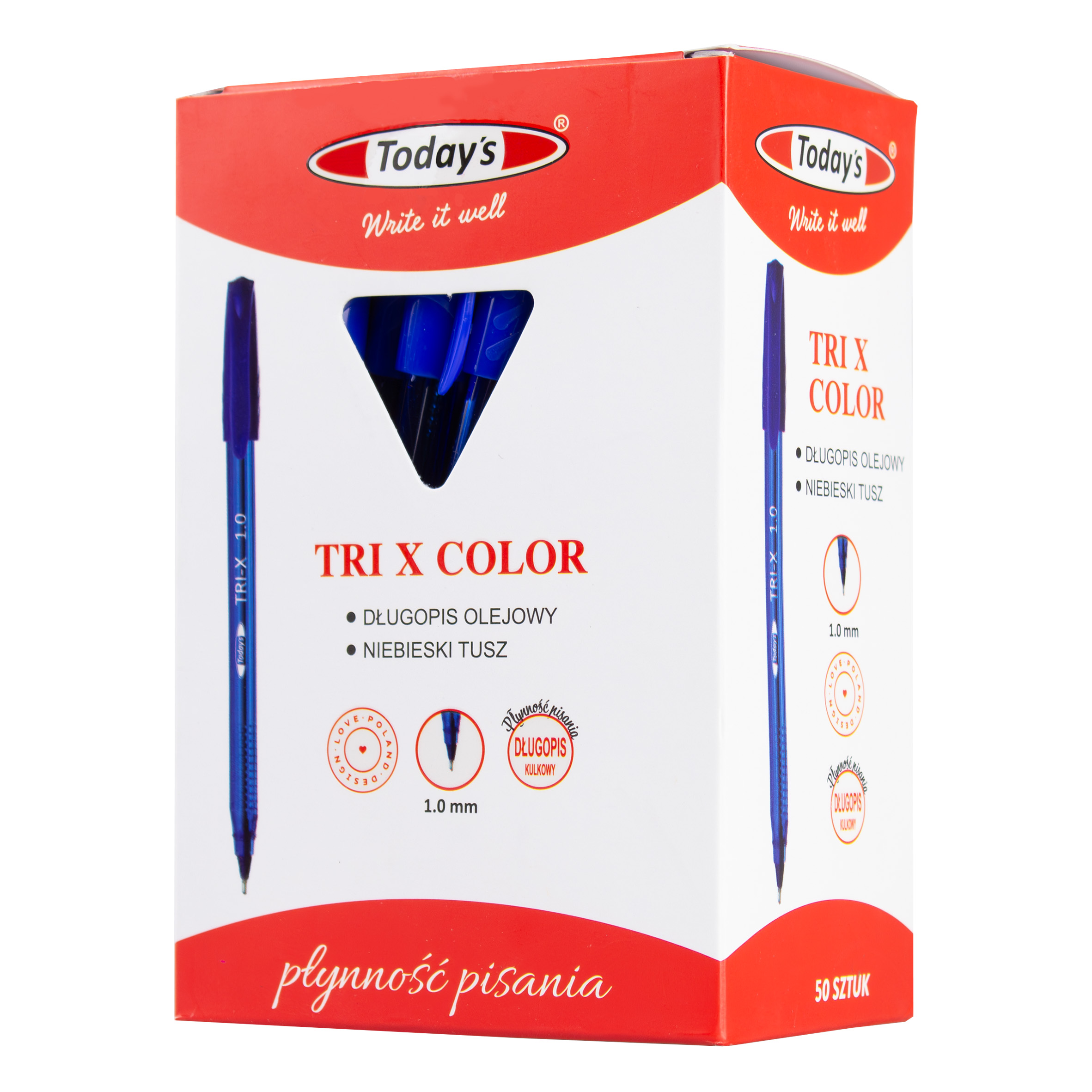 Pix TODAYS TRI X COLOR albastru  1.0 mm 78807