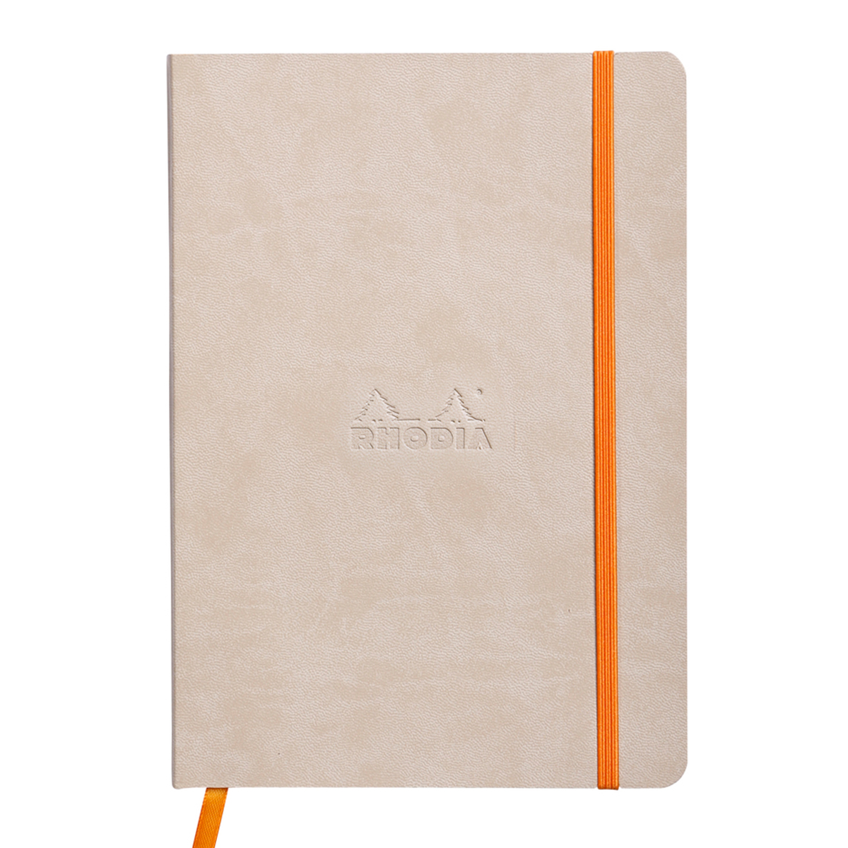 Notebook A5 Rhodiarama  80 file  ivory  dictando  bej