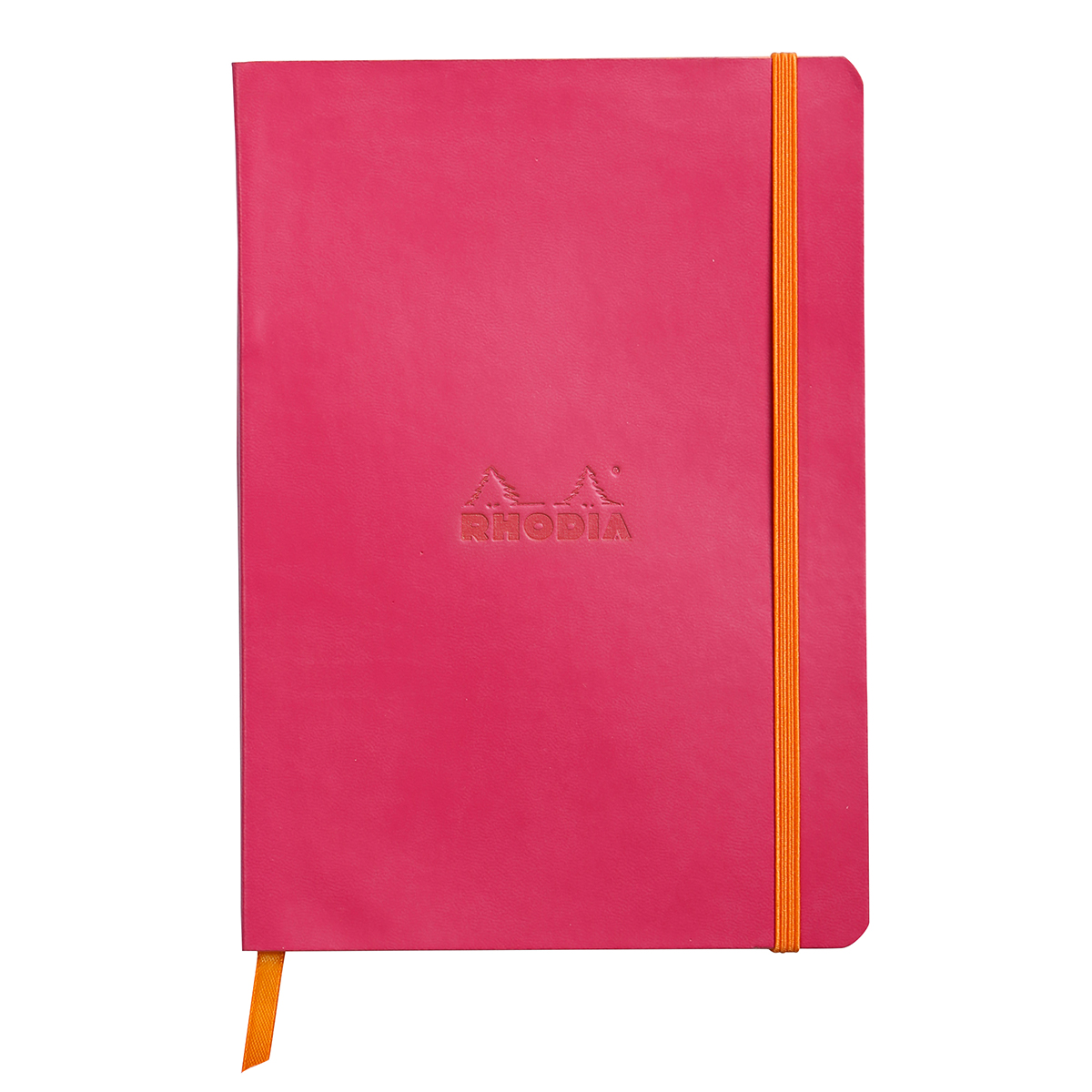 Notebook A5 Rhodiarama  80 file  ivory  dictando  roze